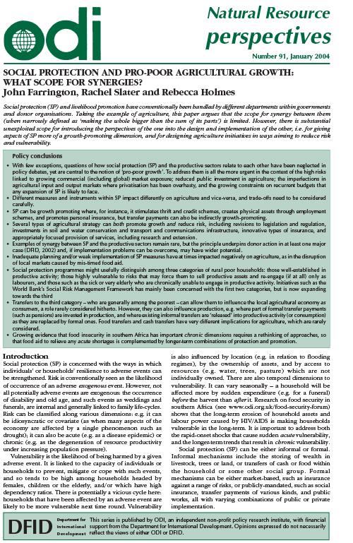First page of publication
