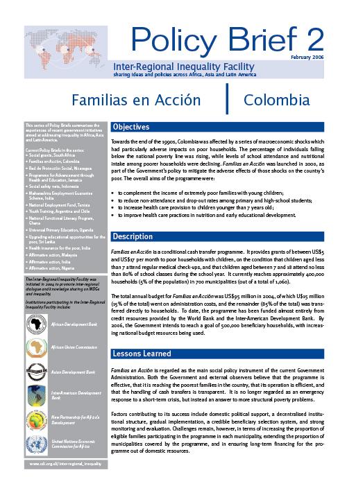 First page of publication