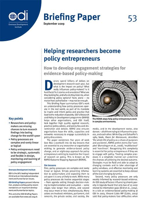 First page of publication
