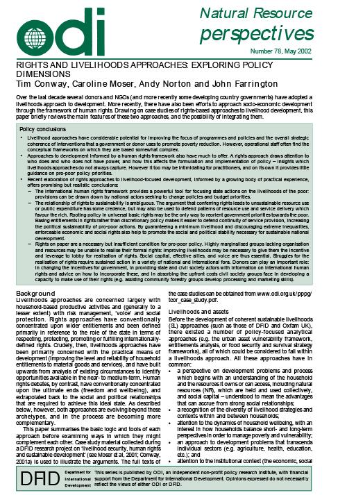 First page of publication