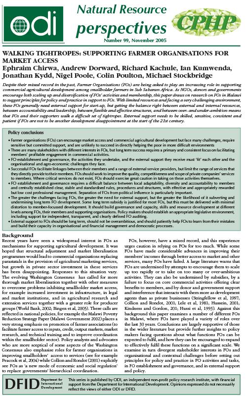 First page of publication