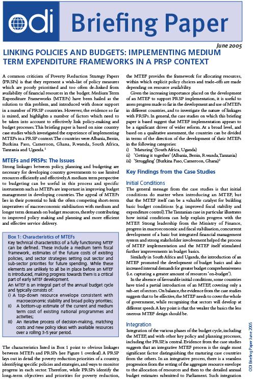 First page of publication