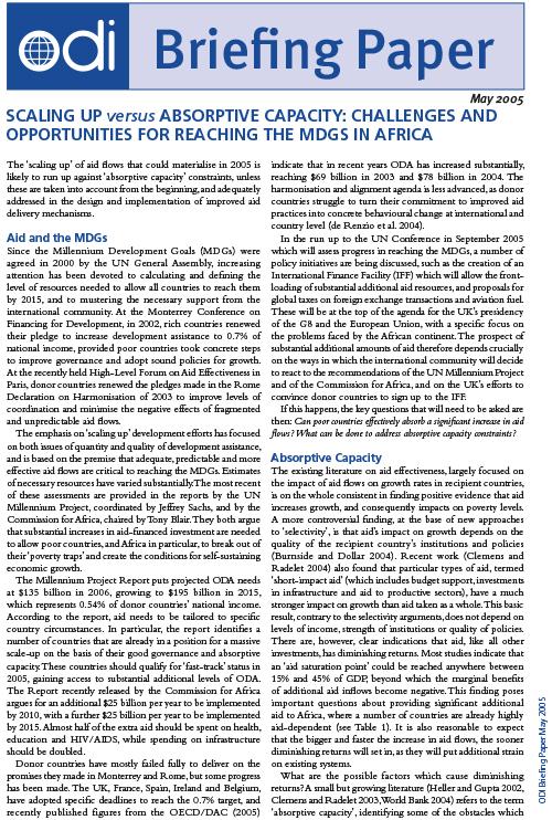 First page of publication