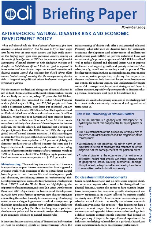First page of publication