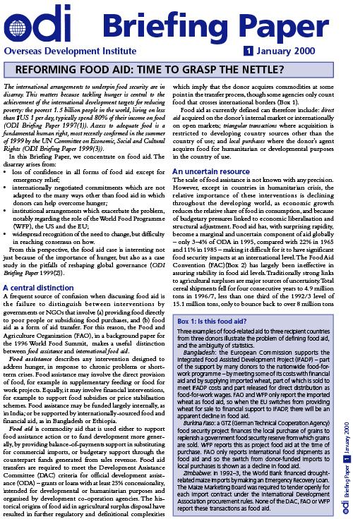 First page of publication