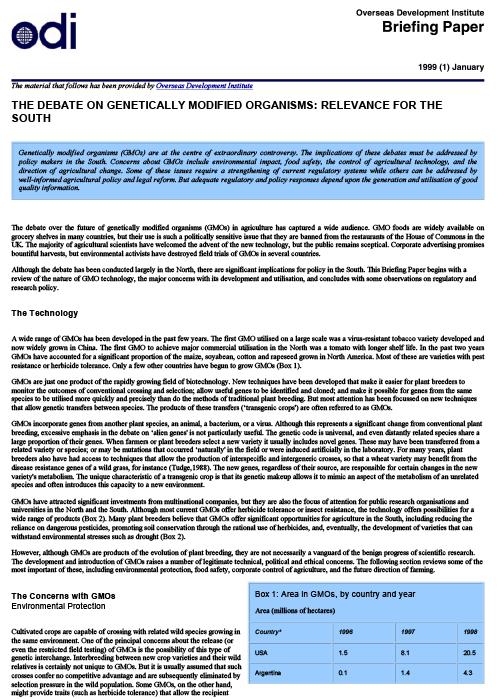 First page of publication
