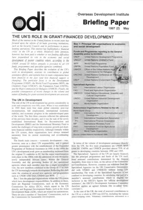 First page of publication