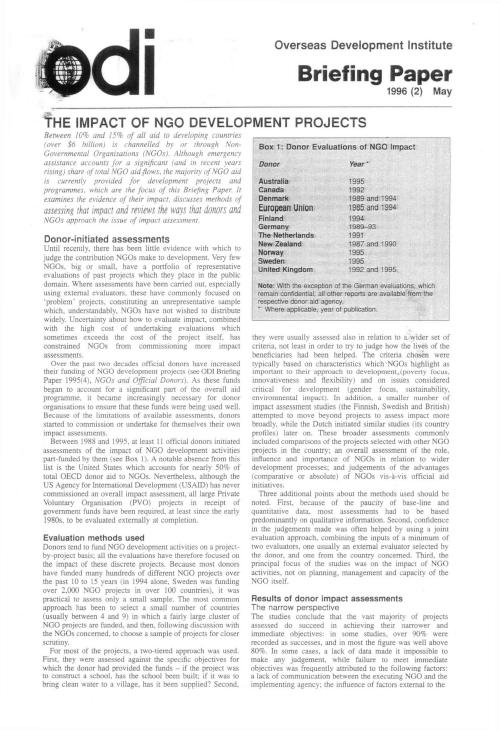First page of publication
