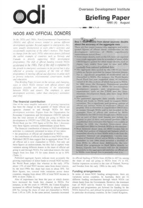 First page of publication