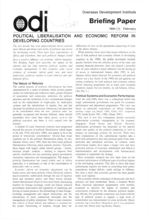 First page of publication