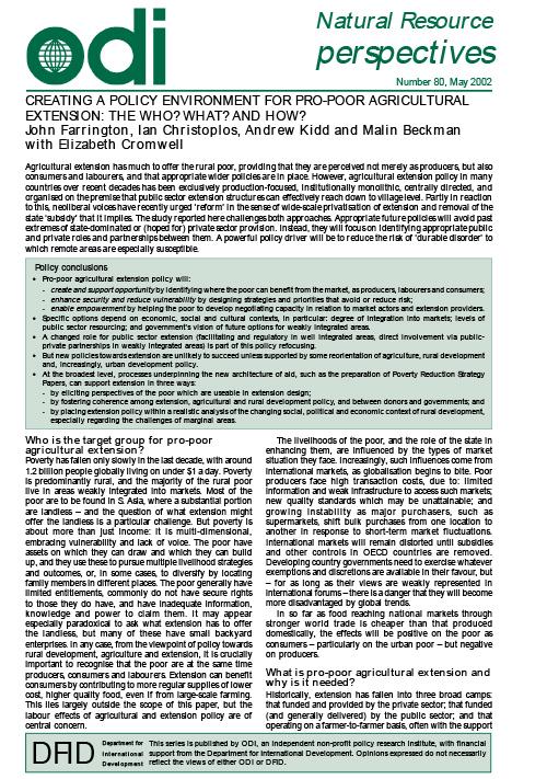 First page of publication