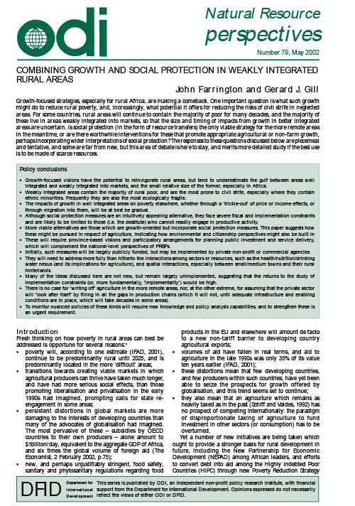 First page of publication