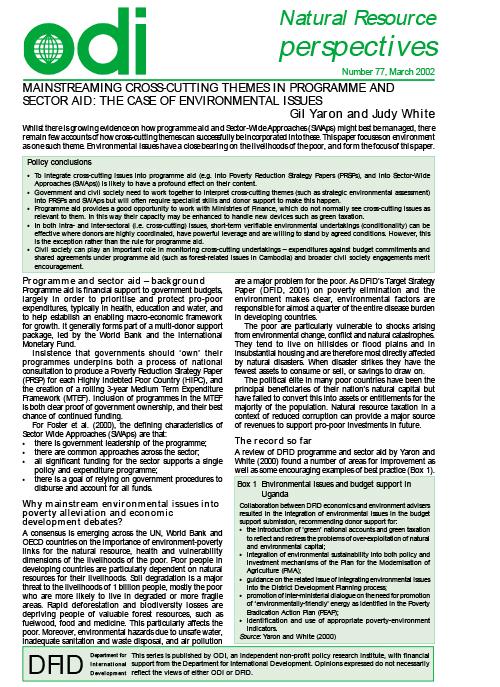 First page of publication