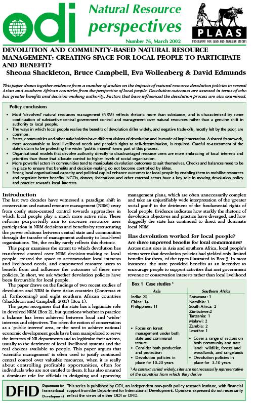 First page of publication