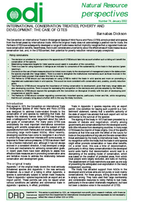 First page of publication