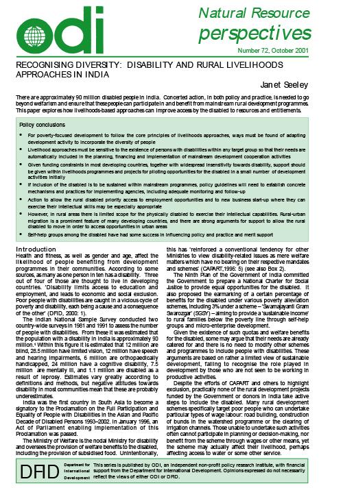 First page of publication