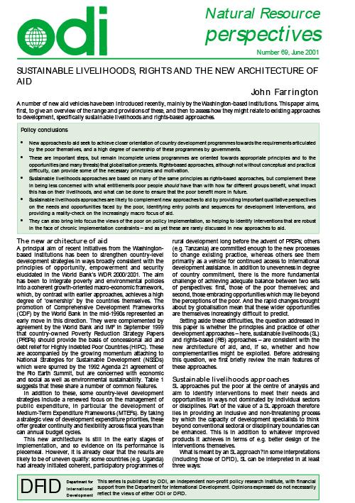 First page of publication