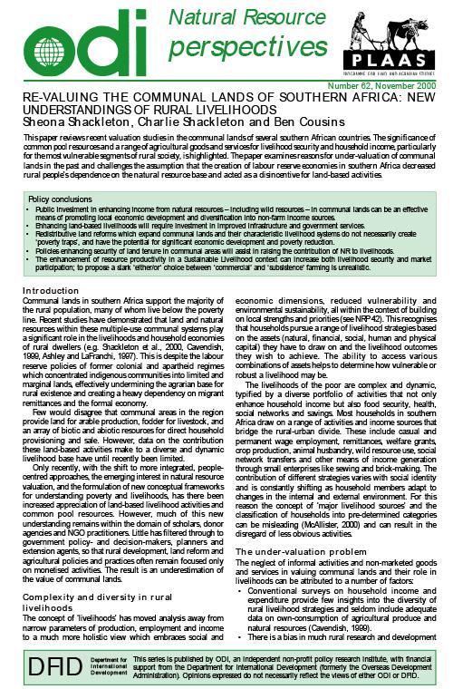 First page of publication