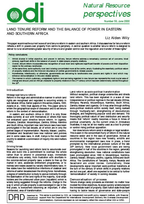 First page of publication