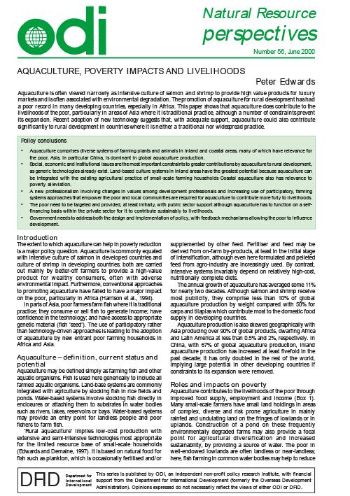 First page of publication