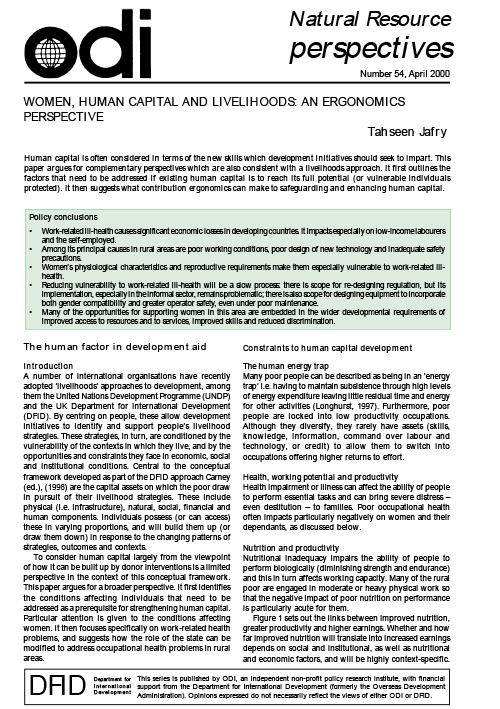 First page of publication