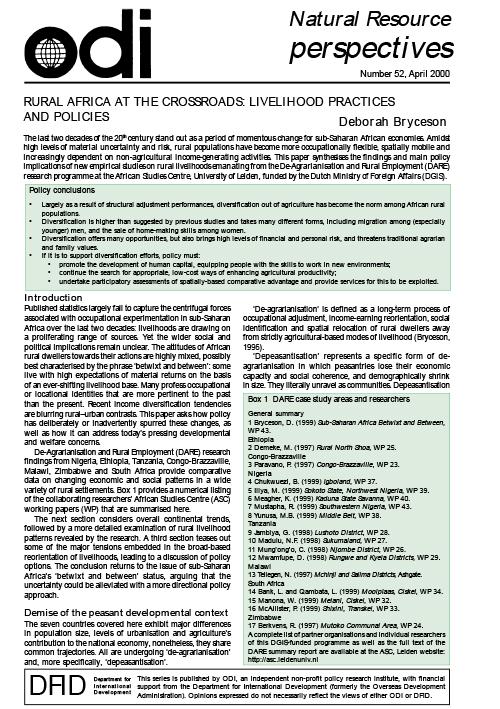 First page of publication