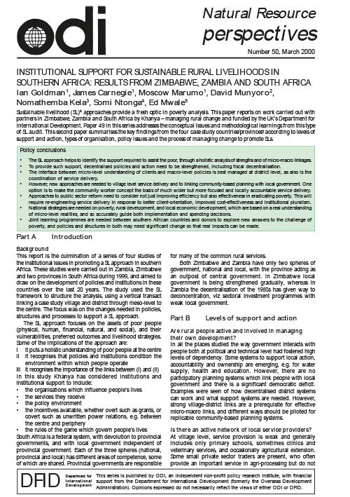 First page of publication