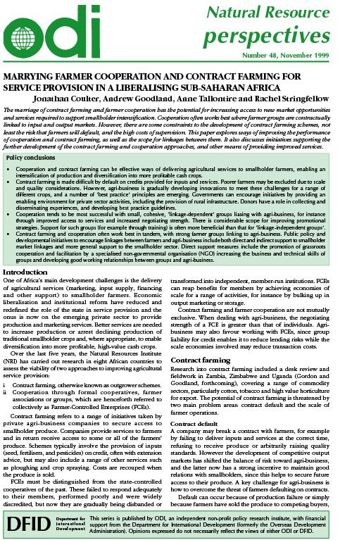 First page of publication