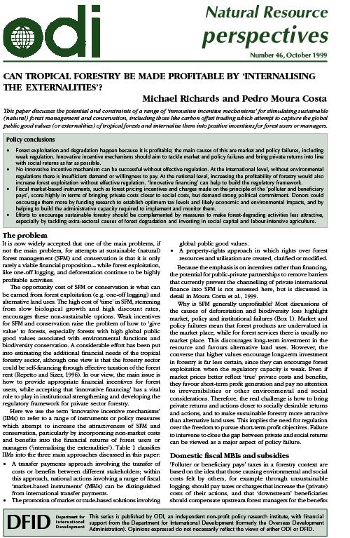 First page of publication