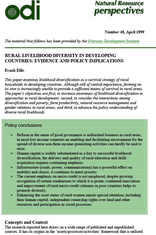 First page of publication