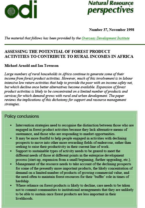 First page of publication