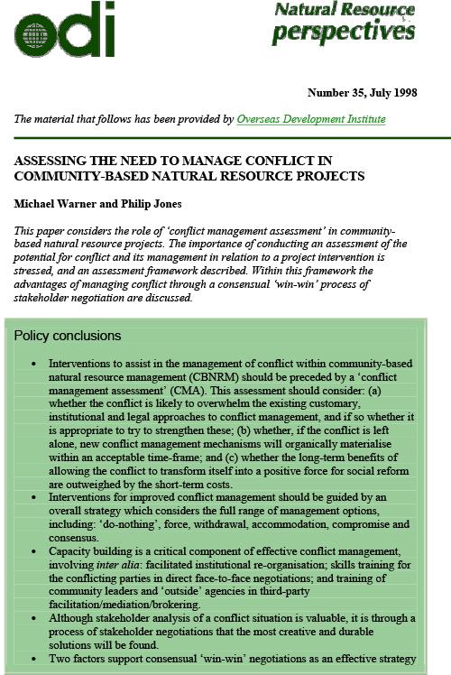 First page of publication