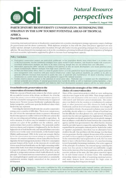 First page of publication