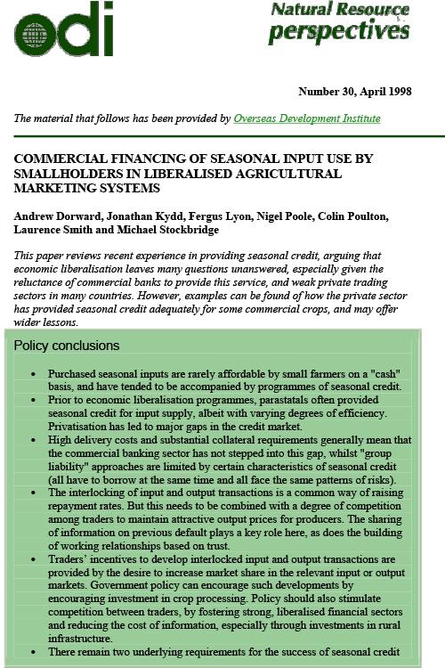 First page of publication
