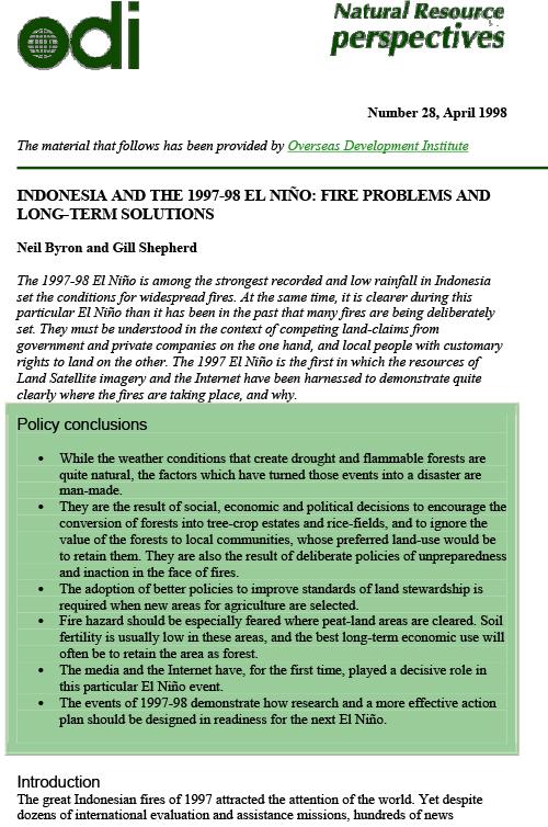 First page of publication