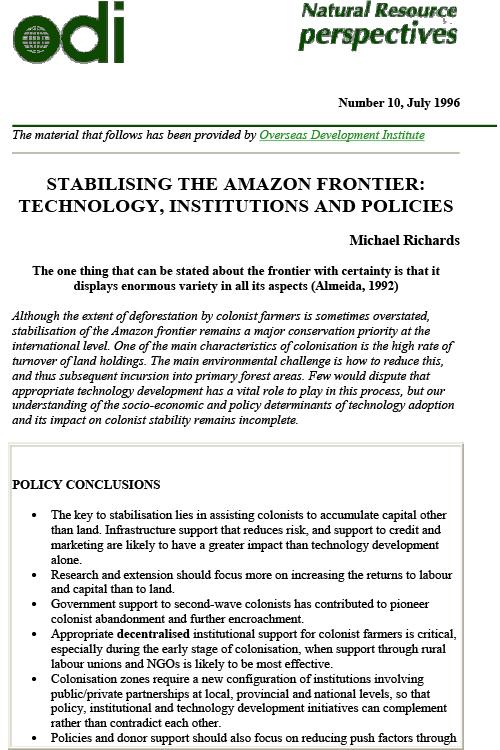 First page of publication