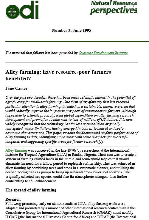 First page of publication