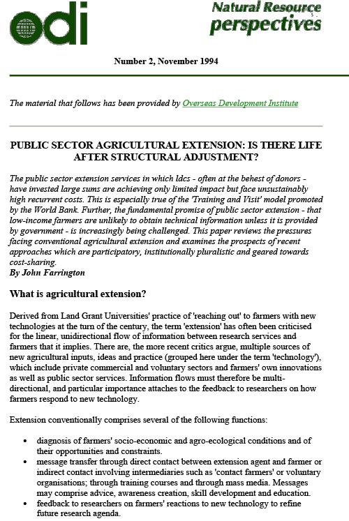 First page of publication