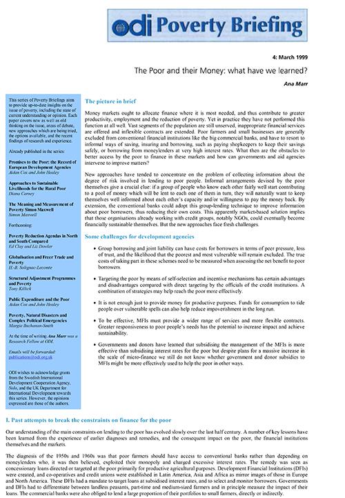 First page of publication
