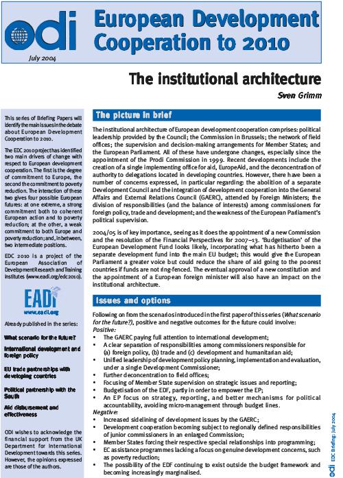 First page of publication