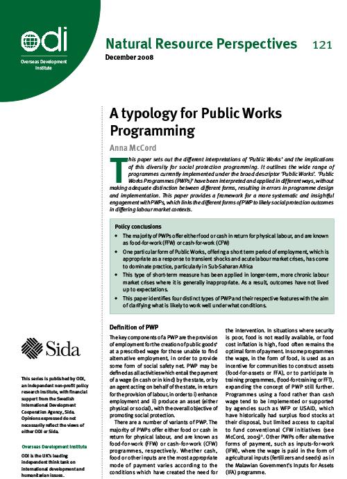 First page of publication