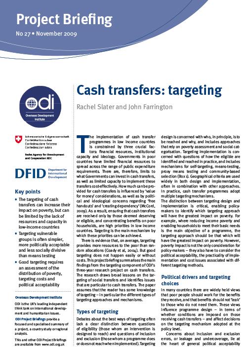 First page of publication