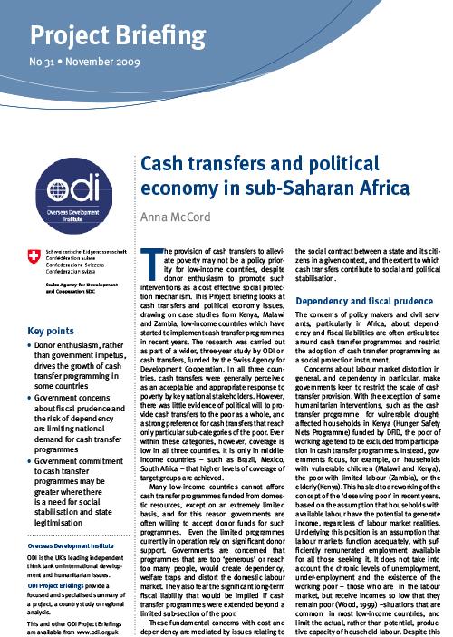 First page of publication