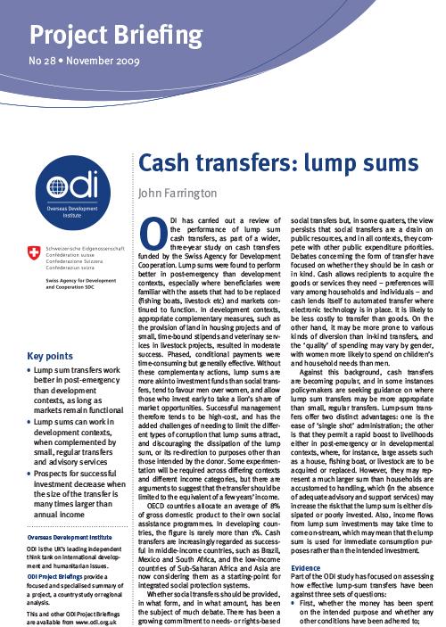 First page of publication