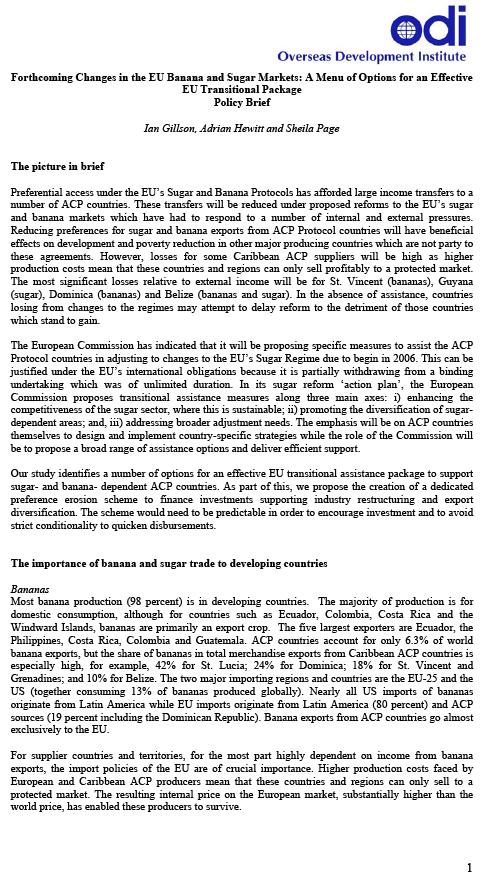 First page of publication
