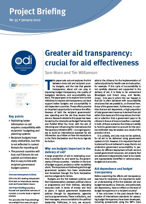First page of publication