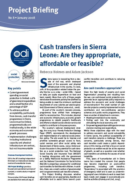 First page of publication