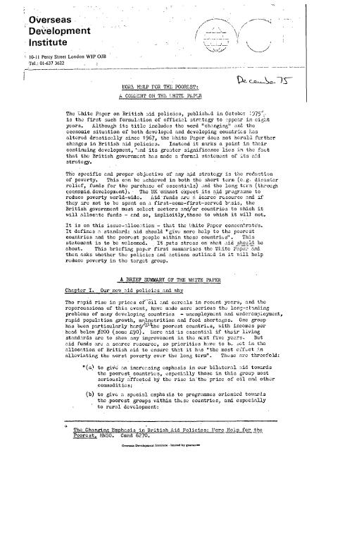 First page of publication