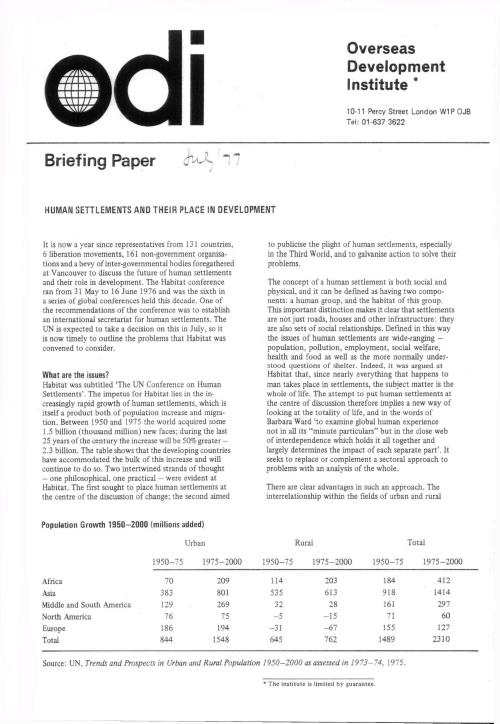 First page of publication