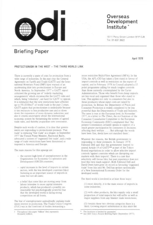 First page of publication